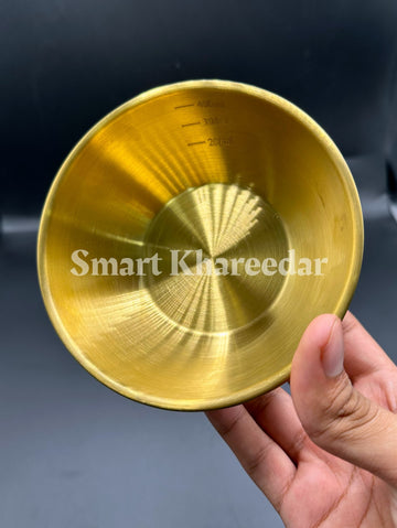 Golden Electroplated Bowl - Katori