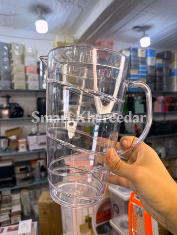 2L Crystal Acrylic Jug with Lid