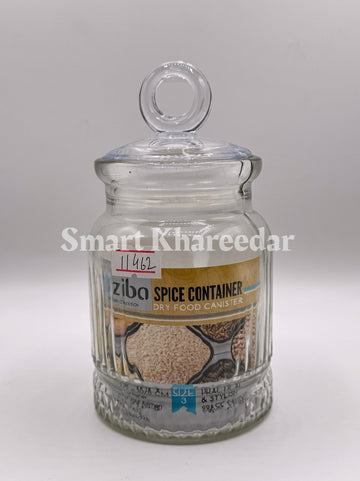 550ml Ziba Glass Canister Jar - Size 1