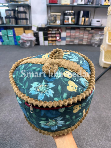 Insulated Fabric Hotpot with Zip Closure – Stylish & Durable Food Warmer