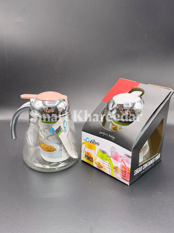 Ziba Pingo Glass Sugar Pot | Oil Jar - 300ml