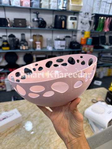 Small Plastic Round Bowl - Fruit Basket