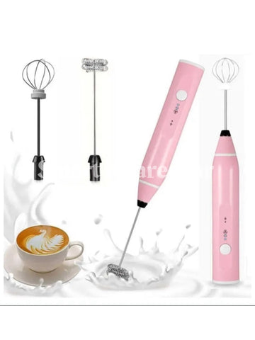 Electric Milk Frother Portable Egg Beater/Coffee Beater USB Rechargeable Handheld Coffee Blender Milk Shaker Mixer Foamer Food Blender