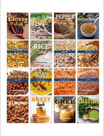Spice Labels - Masala Stickers