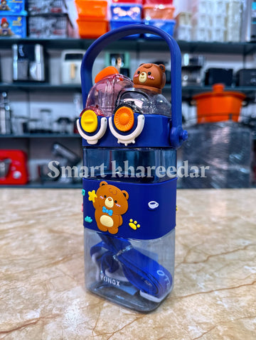 500ml Double compartment Water Bottle for Kids | Sipper + Bottle
