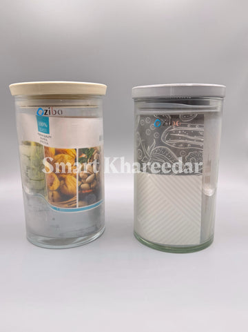 Ziba Glass Jar with Airtight Lid - 1kg