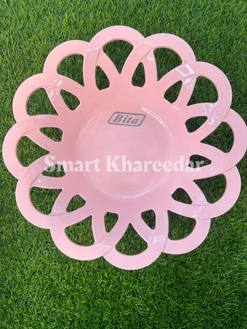 Bita Crystal Colored FRUIT PLATTER DISH - Smart Khareedar