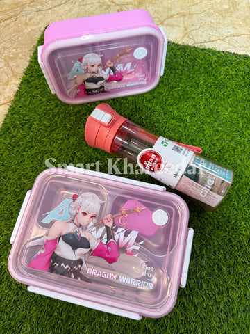 Back to School DEAL - Banto Lunch Box with Cille 550ml Water Bottle