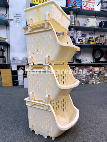 Apollo 4 Layer Kitchen Organizer Rack Trolley