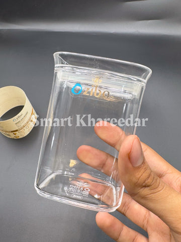 288ml Ziba Crystal Acrylic Jar with Acrylic Airtight Lid