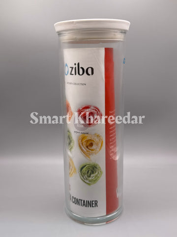 Ziba Glass Airtight Long Pasta Jar - 2.5kg