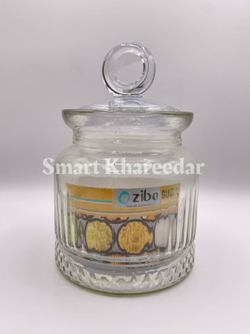 1/2kg Ziba Glass Canister Jar - Size 2