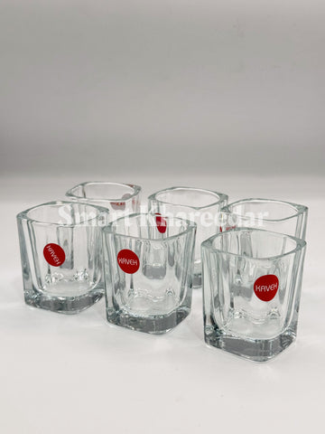 6pc Kaveh Shots Glass - ZamZam Glass