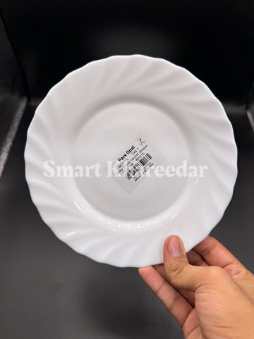 Marble Stone Round Side Plate - Paras Opal Quarter Plate