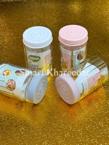 RIMA Glass Airtight 800ml Jar - Storage Canisters