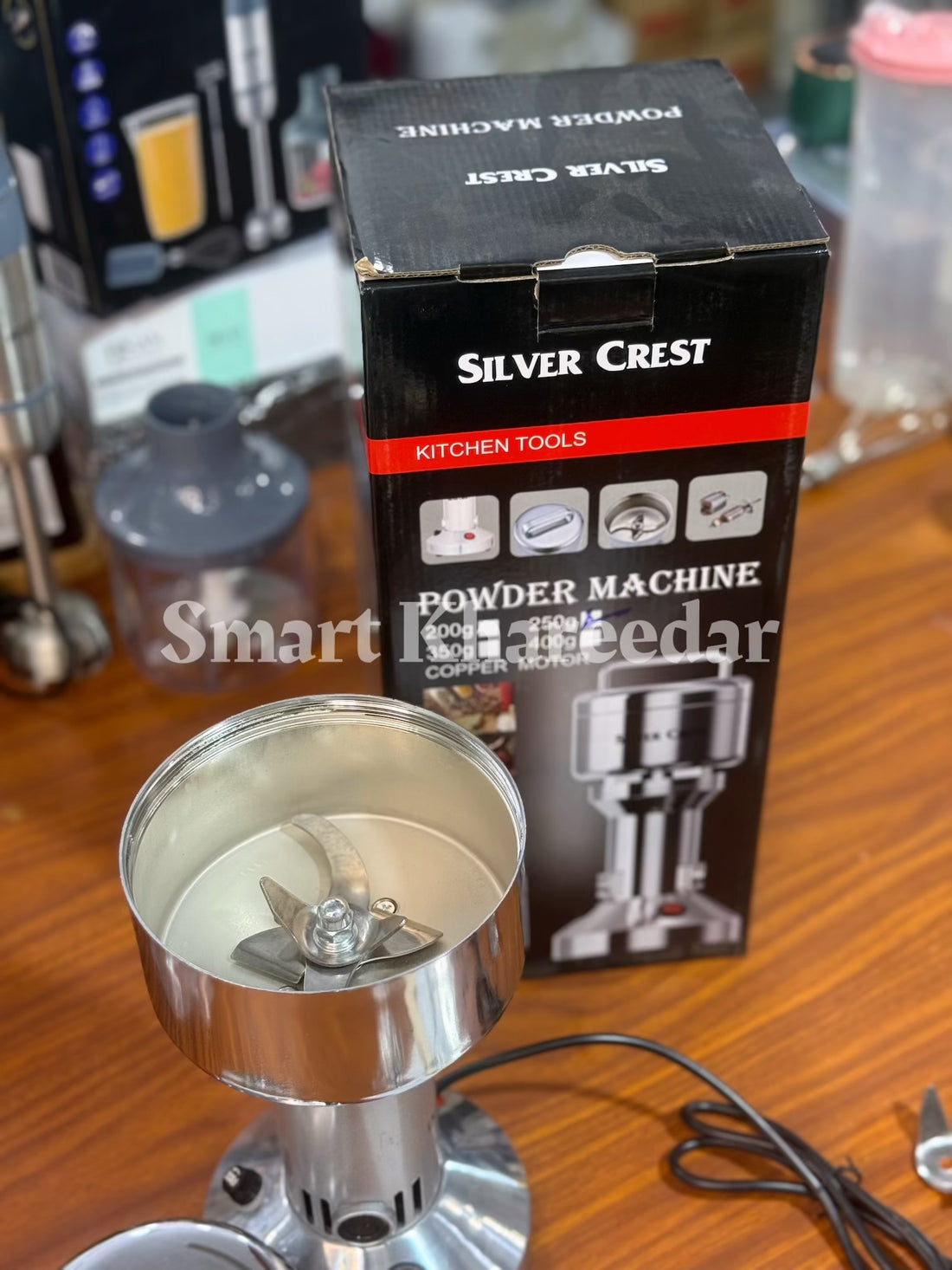 Silver Crest 250g Powder Grinder | Atta Chakki 1500W