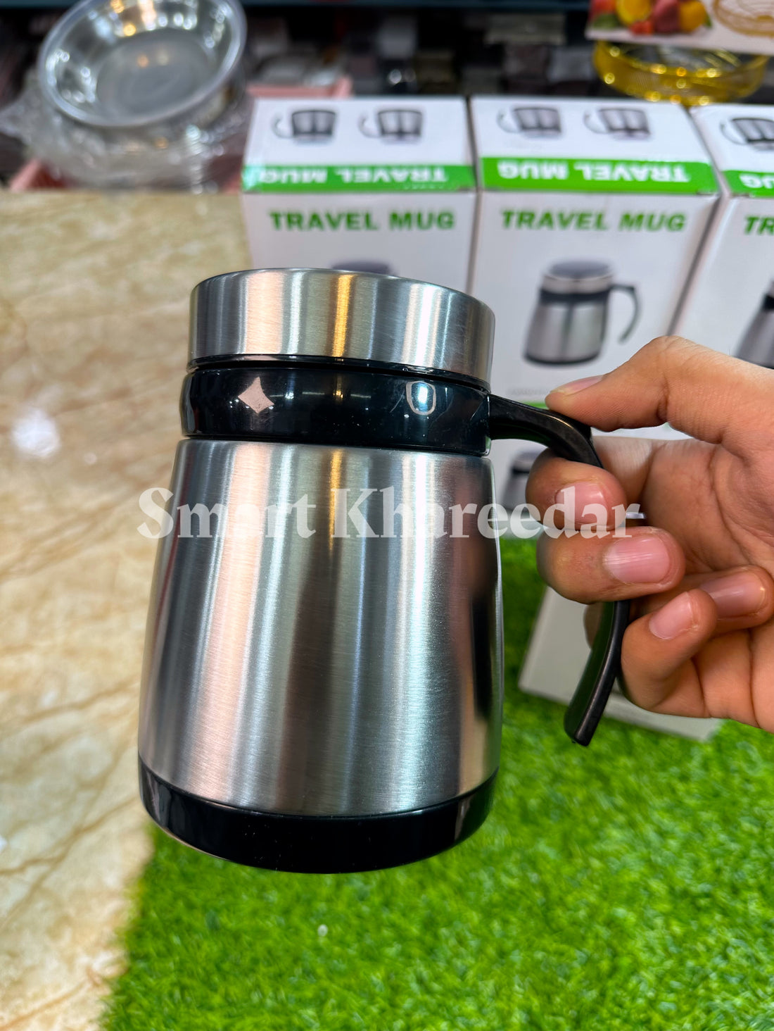 500ml HOT & COOL Travel Mug - Double Insulation Steel