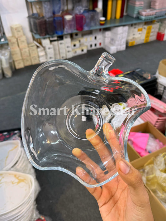 Apple Shape Glass Bowl 300g