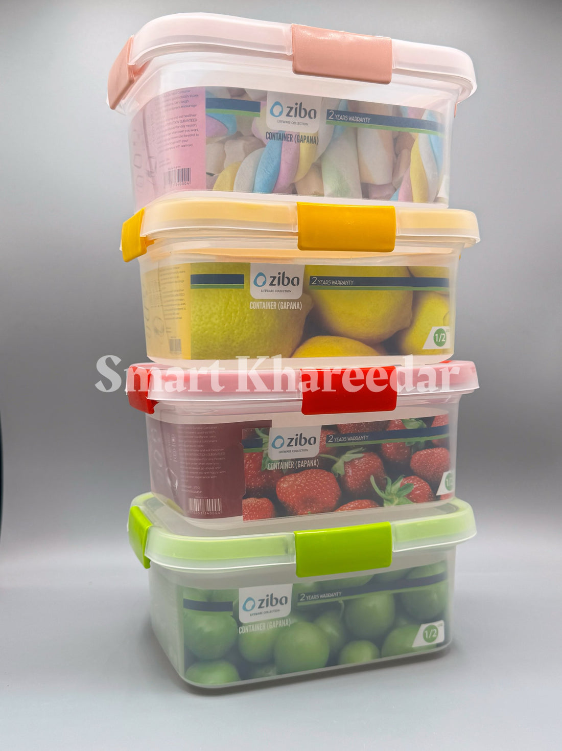Ziba 4-Lock Airtight Bowl 1.2L | Made in Iran