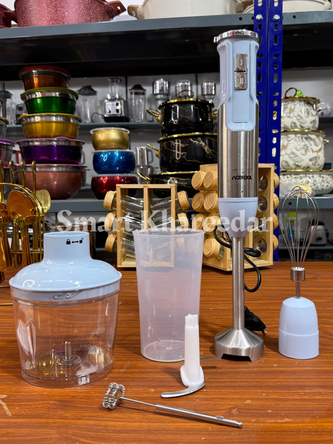 Acekool 5in1 Hand Blender Stick Set - Powerful IMMERSION BLENDER