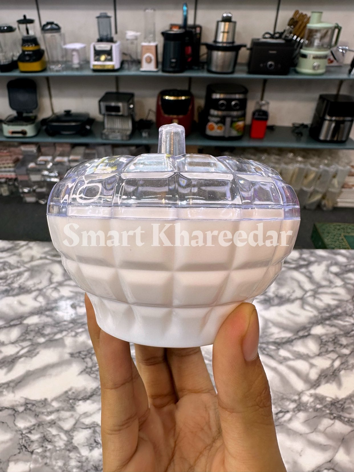 Acrylic Lid Sugar pot Irani