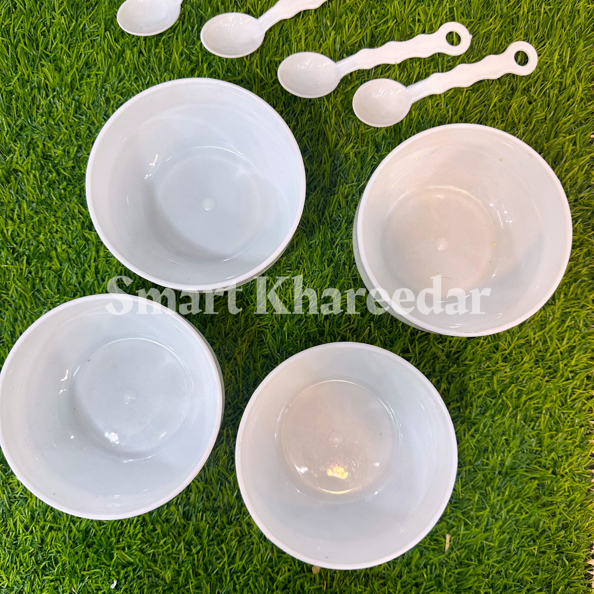 4pc Feeding Bowls with Spoon - Fruit Chaat Bowls