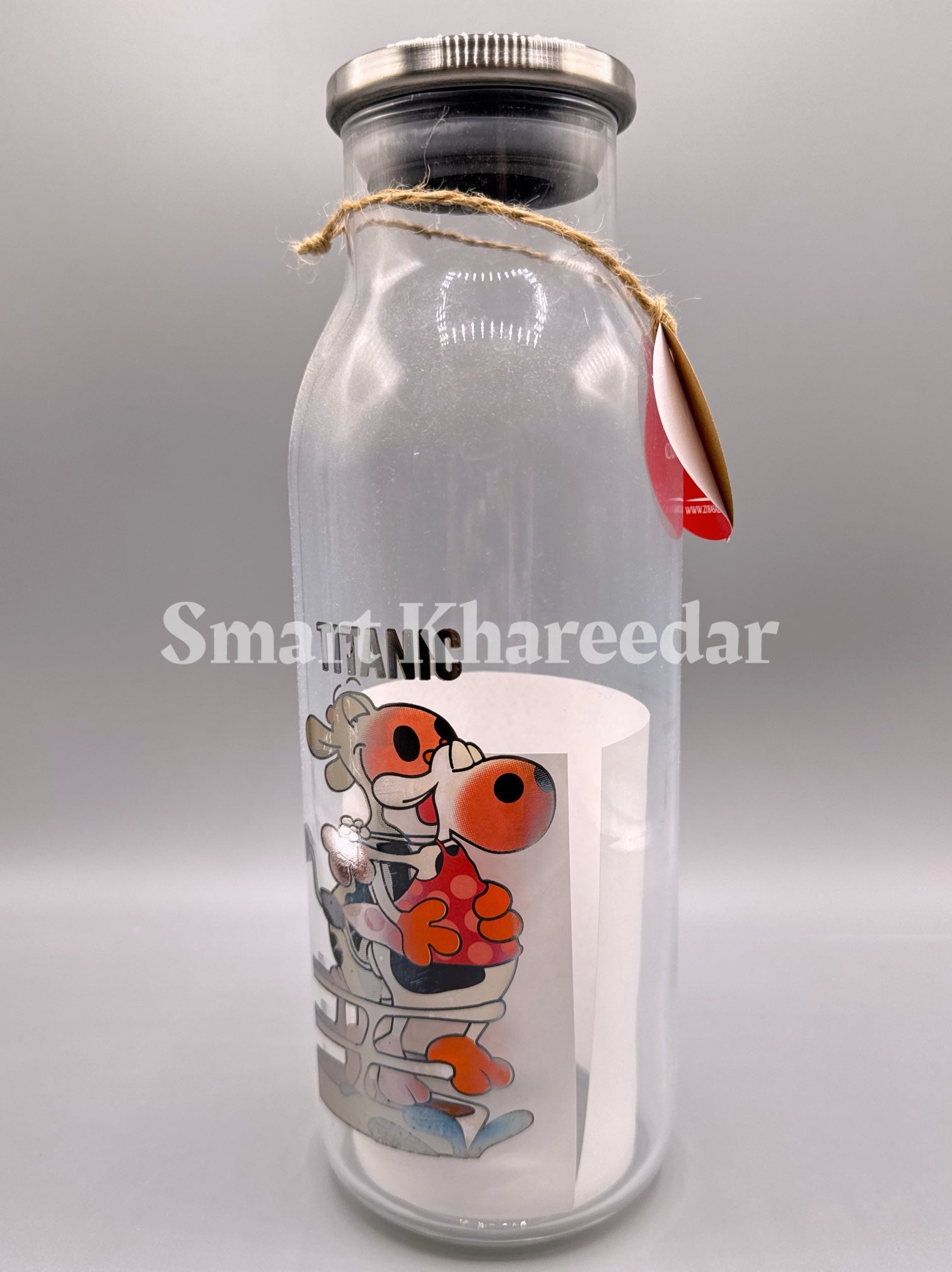Ziba 1.5L Glass Milk Bottle