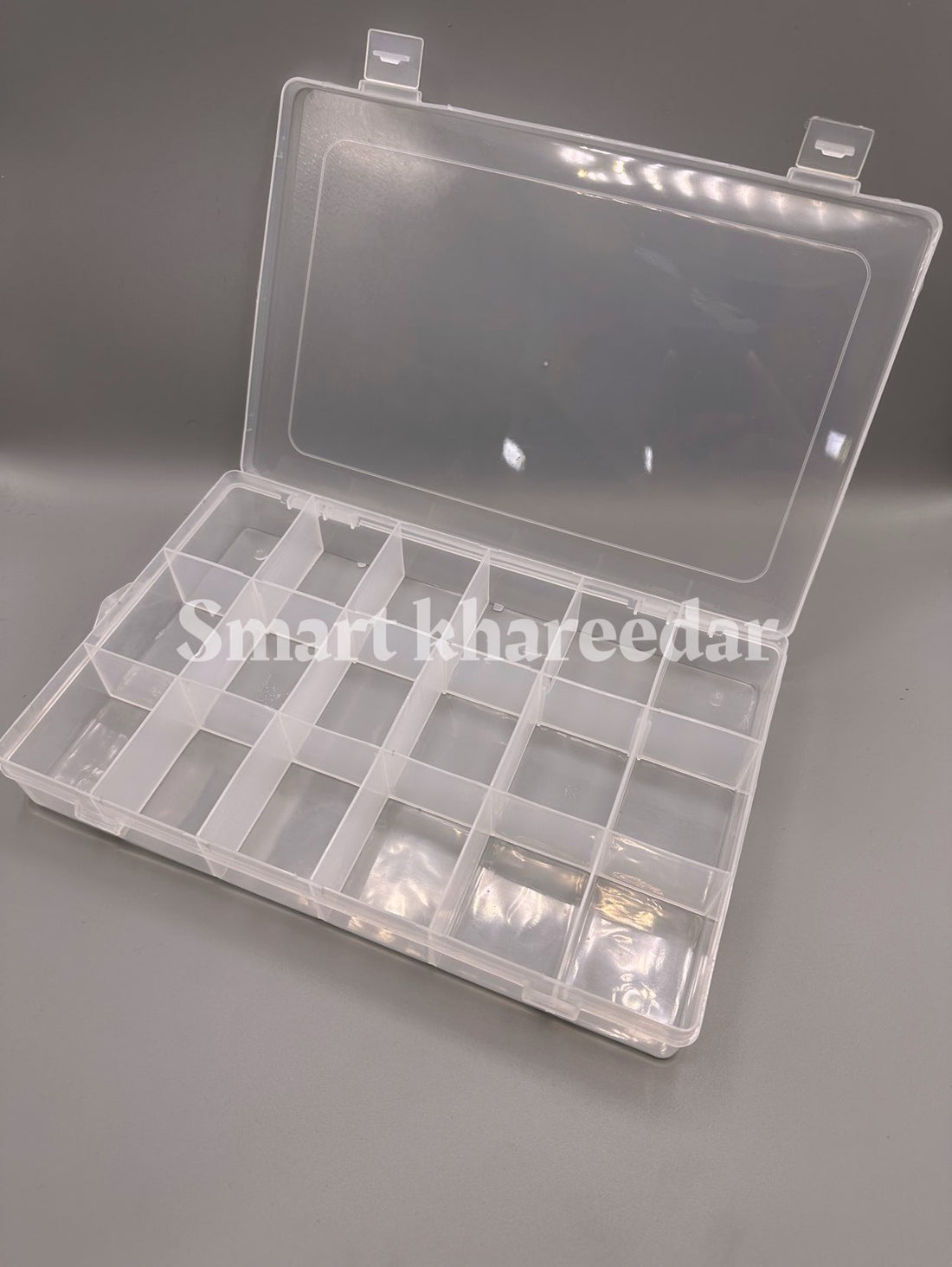 18 Portion Unbreakable Plastic Jewellery Tray | Cufflink Box