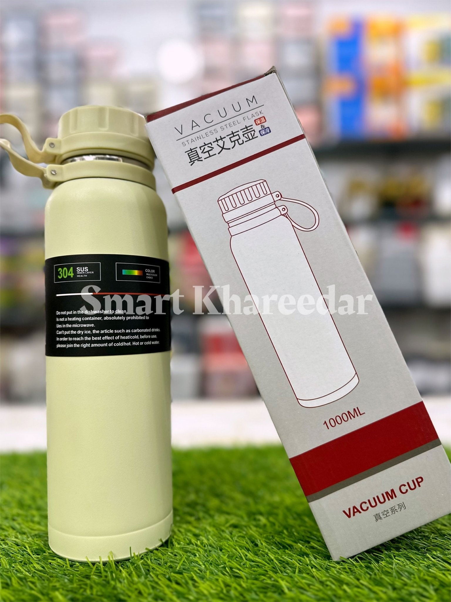 1L Hot & Cool Water Bottle [Matte Design] - Smart Khareedar