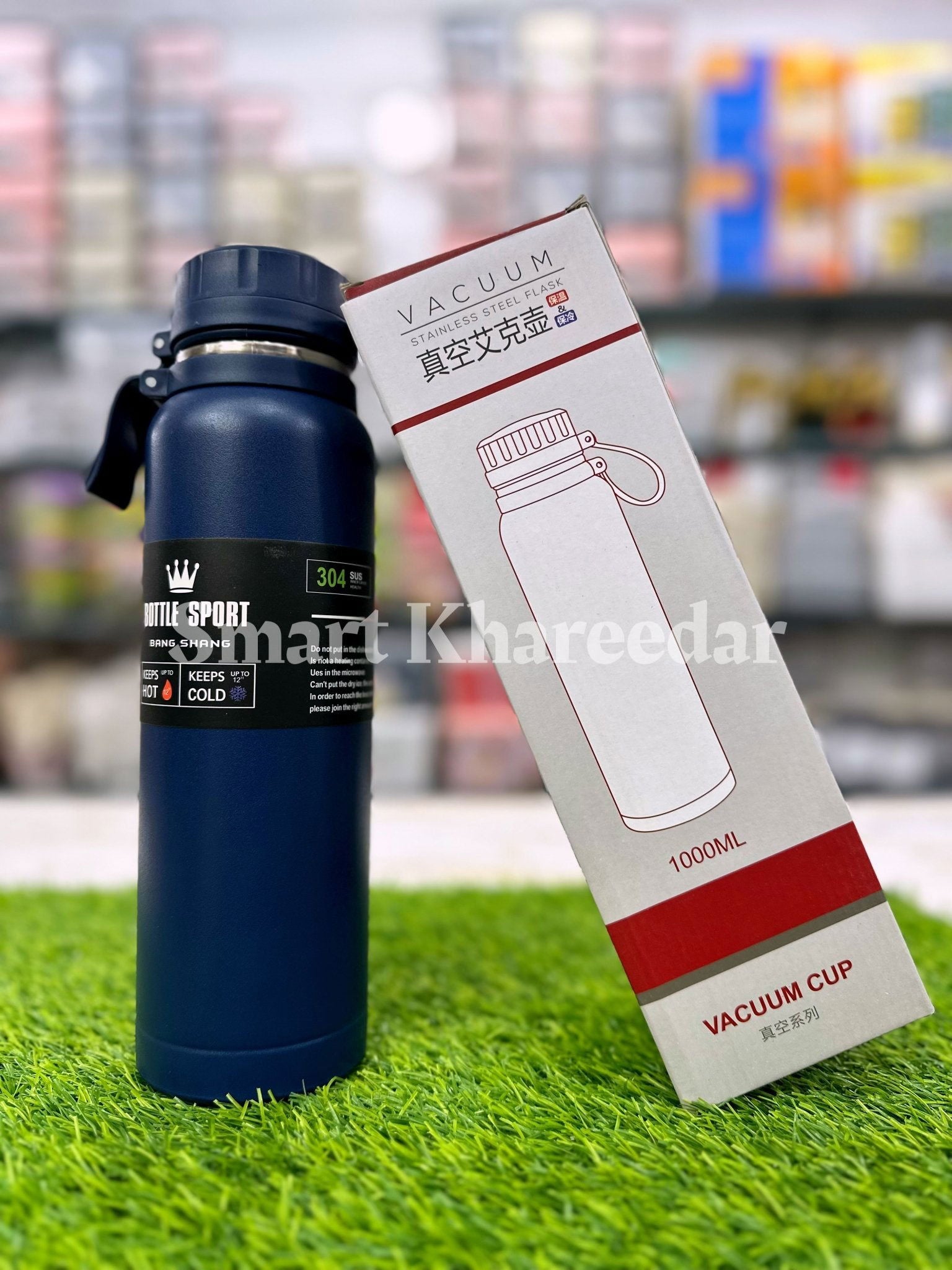 1L Hot & Cool Water Bottle [Matte Design] - Smart Khareedar