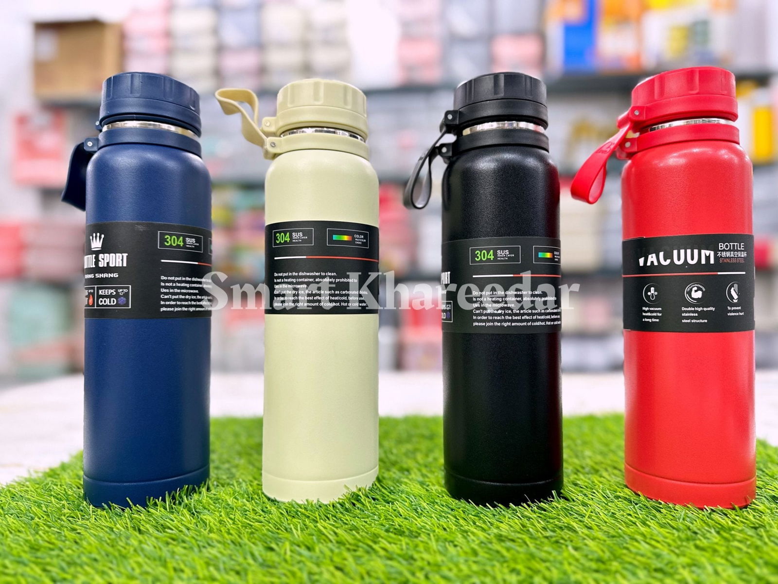 1L Hot & Cool Water Bottle [Matte Design] - Smart Khareedar