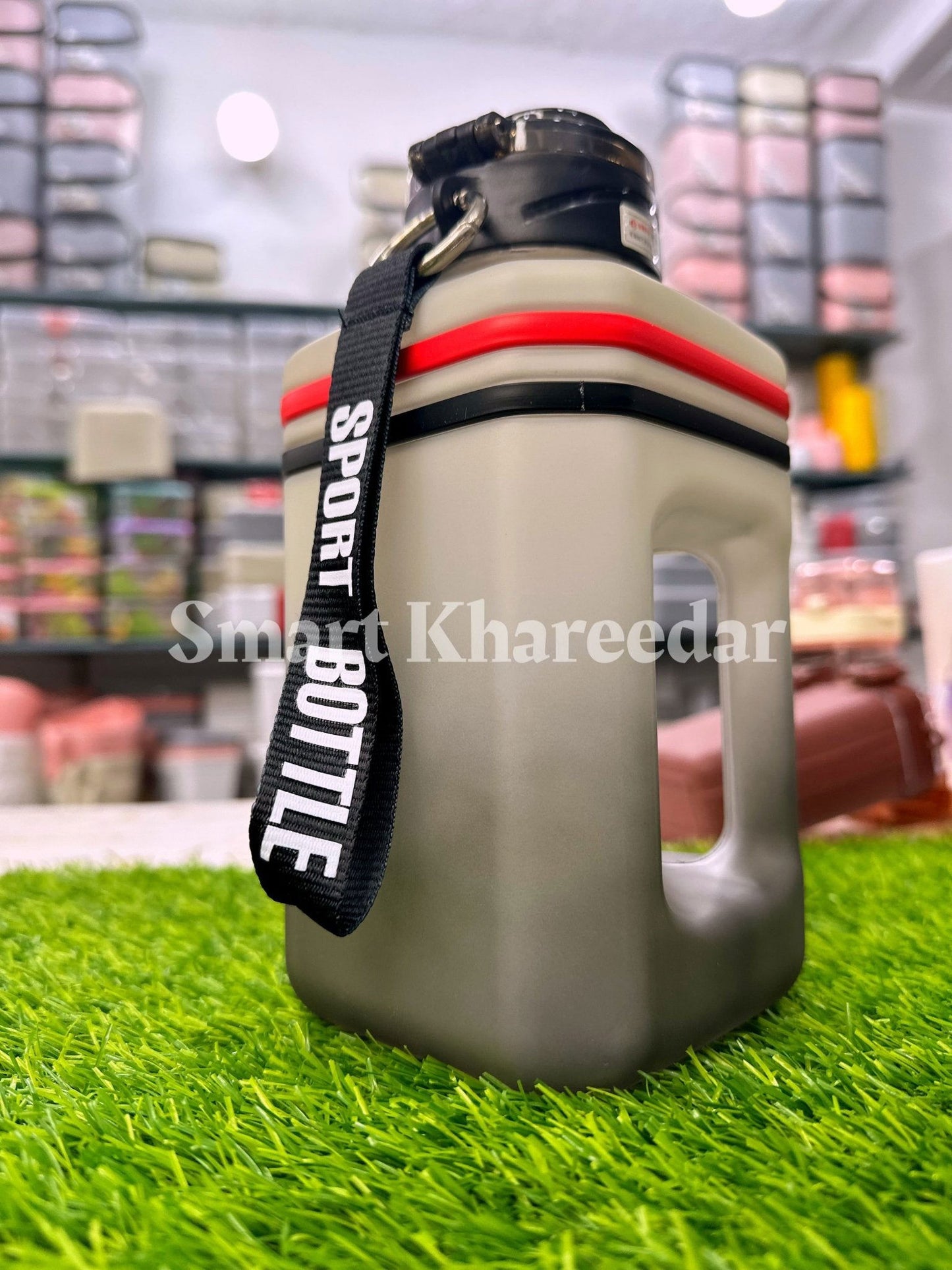 1L Plastic WATER BOTTLE [Gallon style] - Smart Khareedar