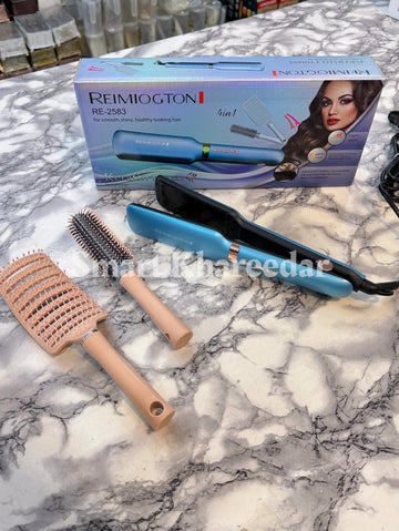 Remington RM-2583 Hair Straightener & Brush Kit 4in1