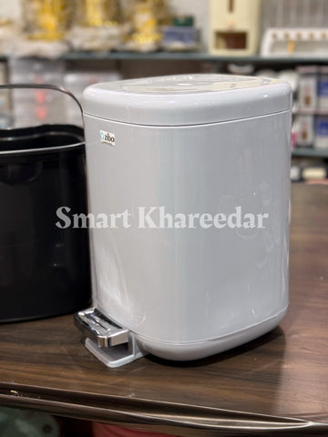 Ziba Pedal Double Dustbin Basket – Convenient & Hygienic 10kg Waste Management