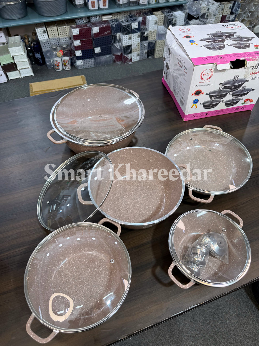 WJS 10pc Die Cast Non-Stick Cookware Set