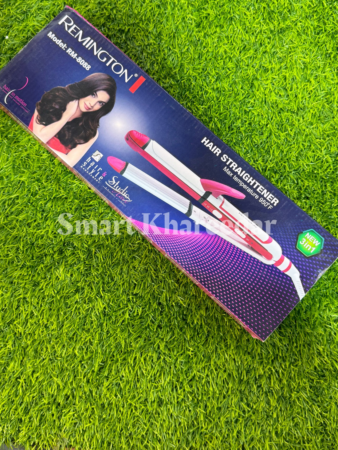 Remington 3in1 Pro Straightener + Crimper + Roller | RM-8088