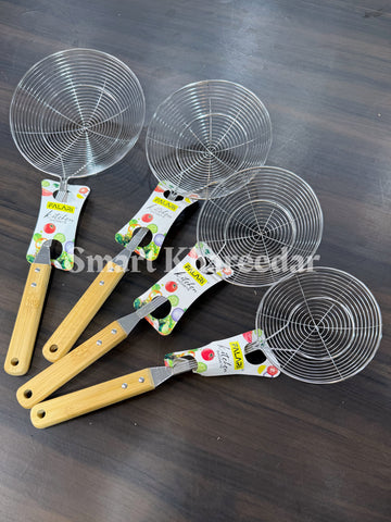 Stainless Steel Strainer Set | Pakora Jali | Oil Strainer