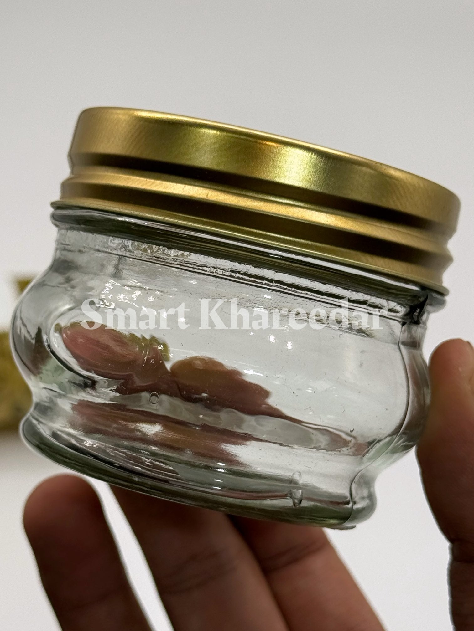 Ziba Classic Glass Jam Jar with Steel Lid