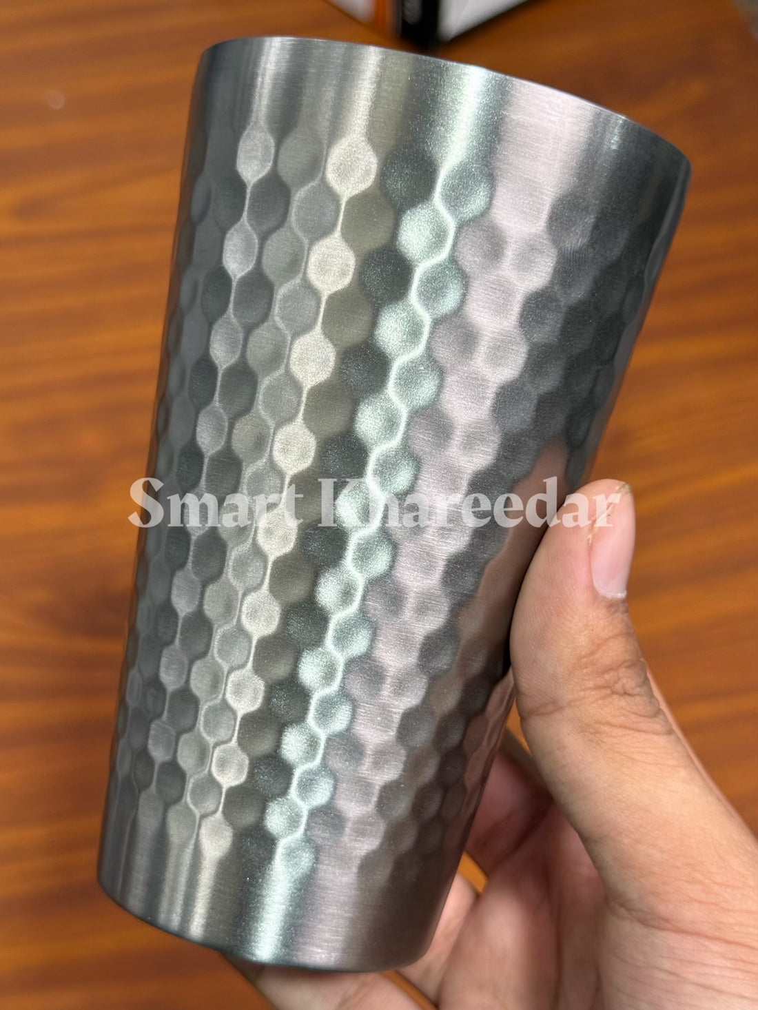 Stainless Steel Heavy Glass For Lassi, Milk and Tea Serving - 14x8.5cm