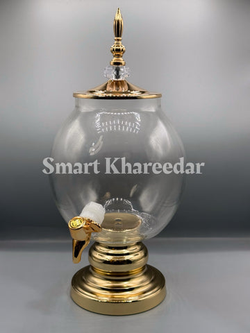 Glass Beverage Dispenser | Water Cooler 4L - Luxury Crockery