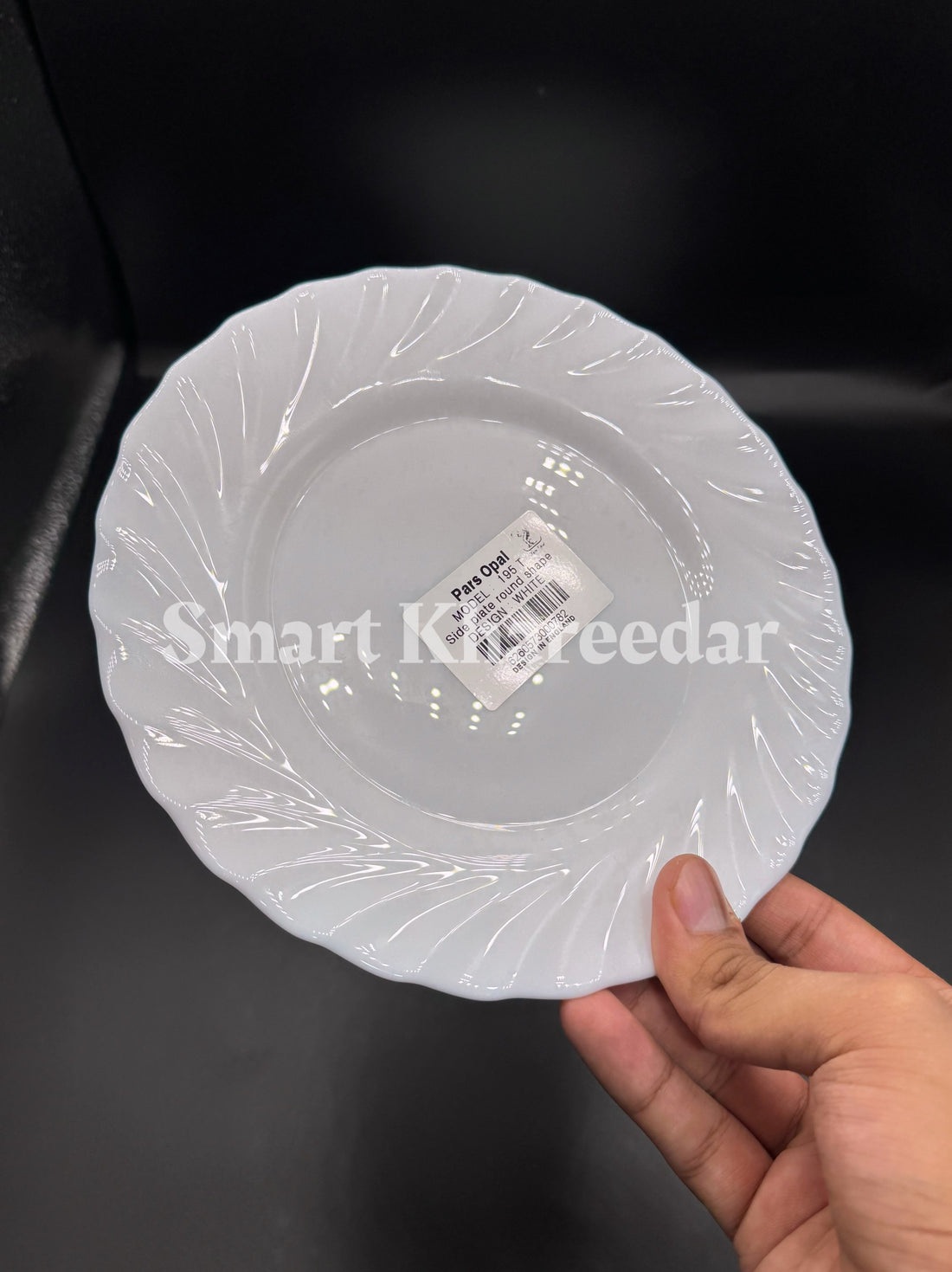Marble Stone Round Side Plate - Paras Opal Quarter Plate