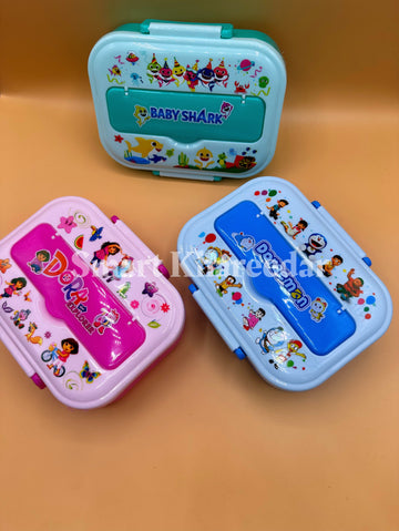 Character Kids Lunch Box with Cutlery