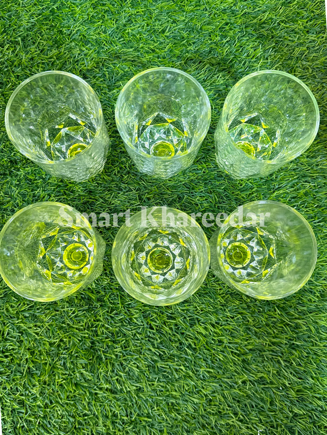 7 pc Acrylic Water Jug Set with 6 Glasses - Premium Quality