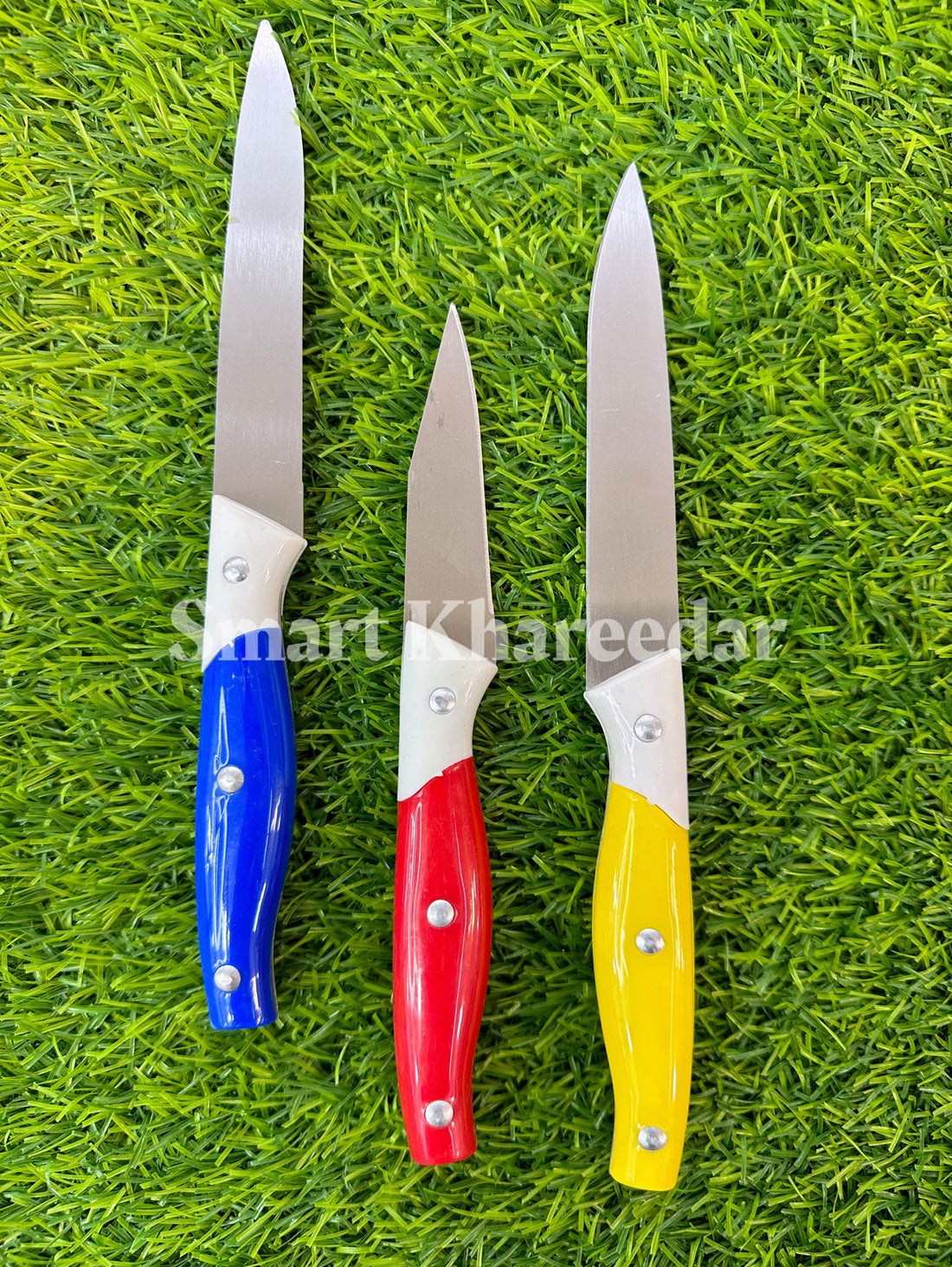 3 Pcs Sharp Kitchen Knife Set - Smart Khareedar