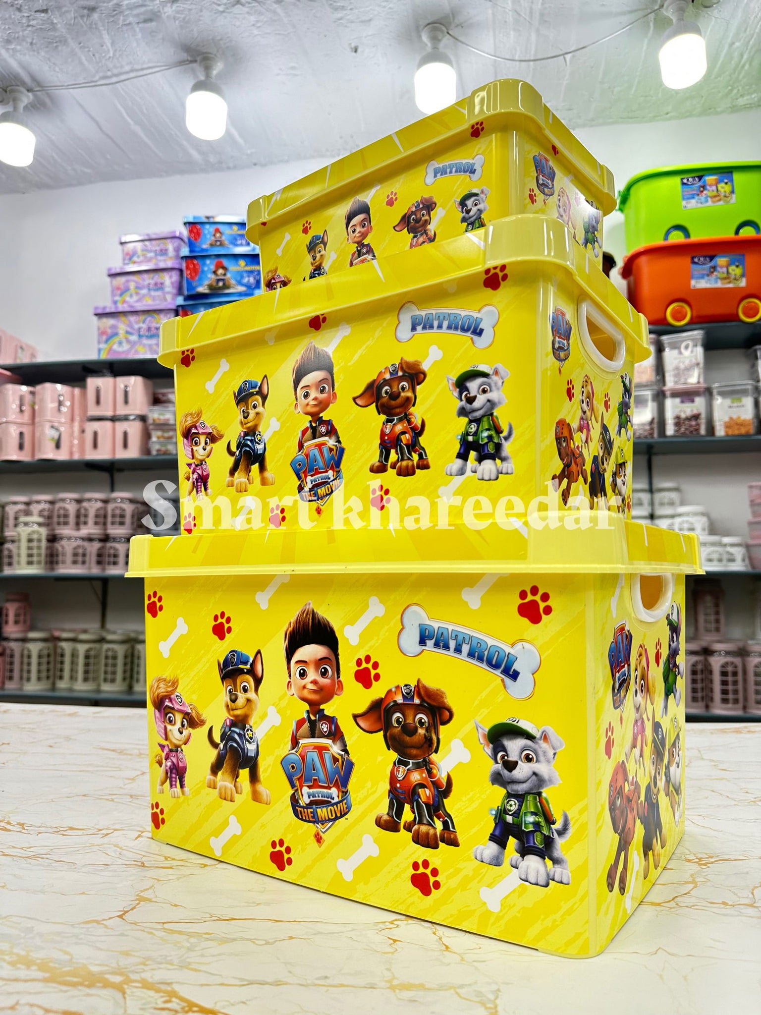 3pc Big TOY BOX set [ with character ] - Smart Khareedar