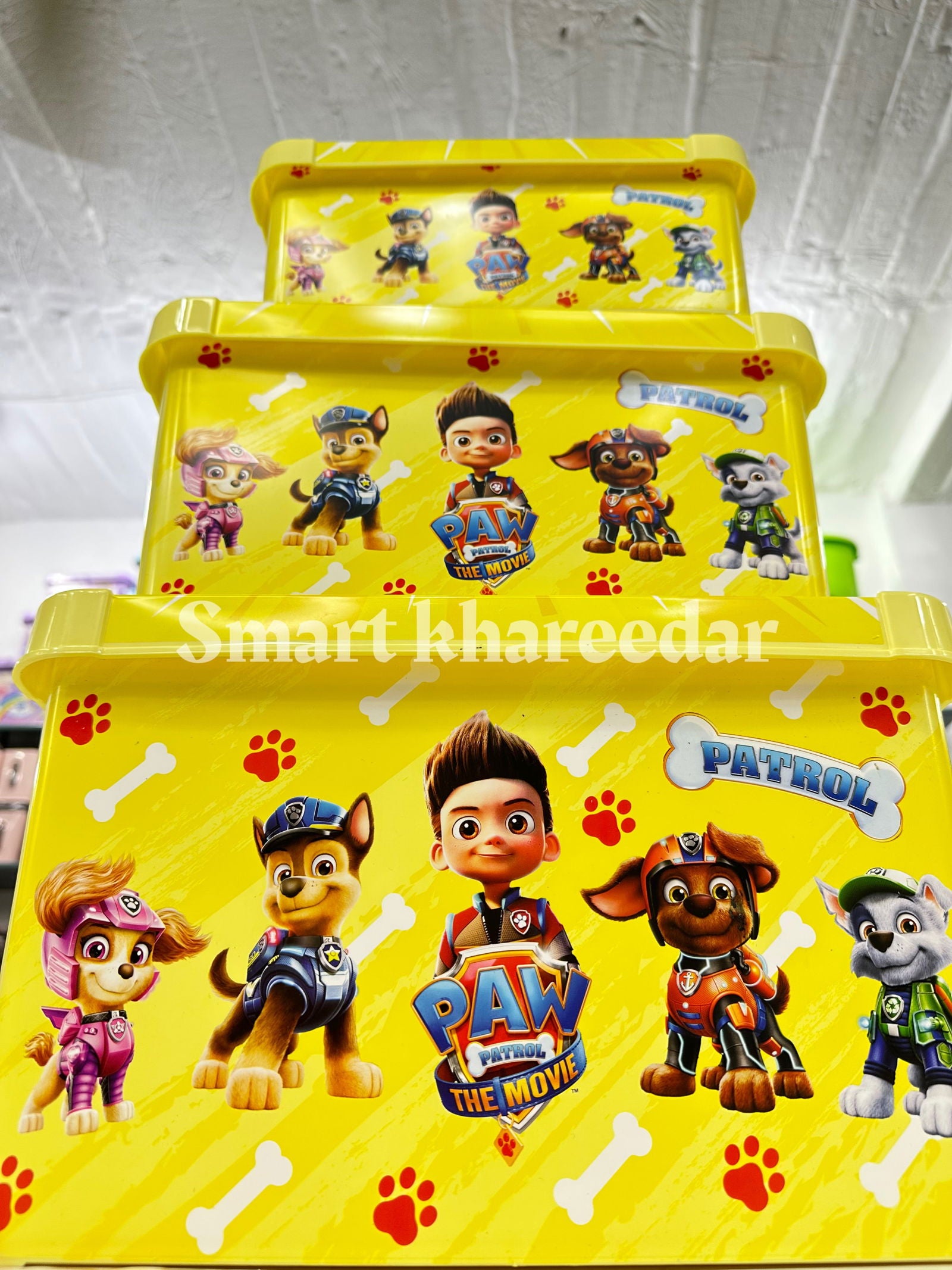3pc Big TOY BOX set [ with character ] - Smart Khareedar