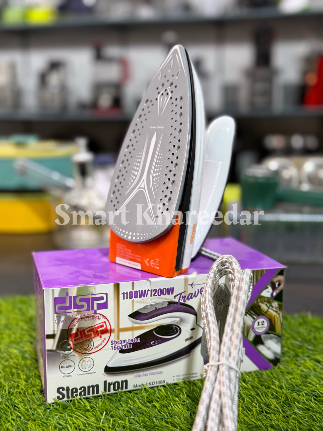 DSP 1200W Travel Steam Iron - Fastest Press