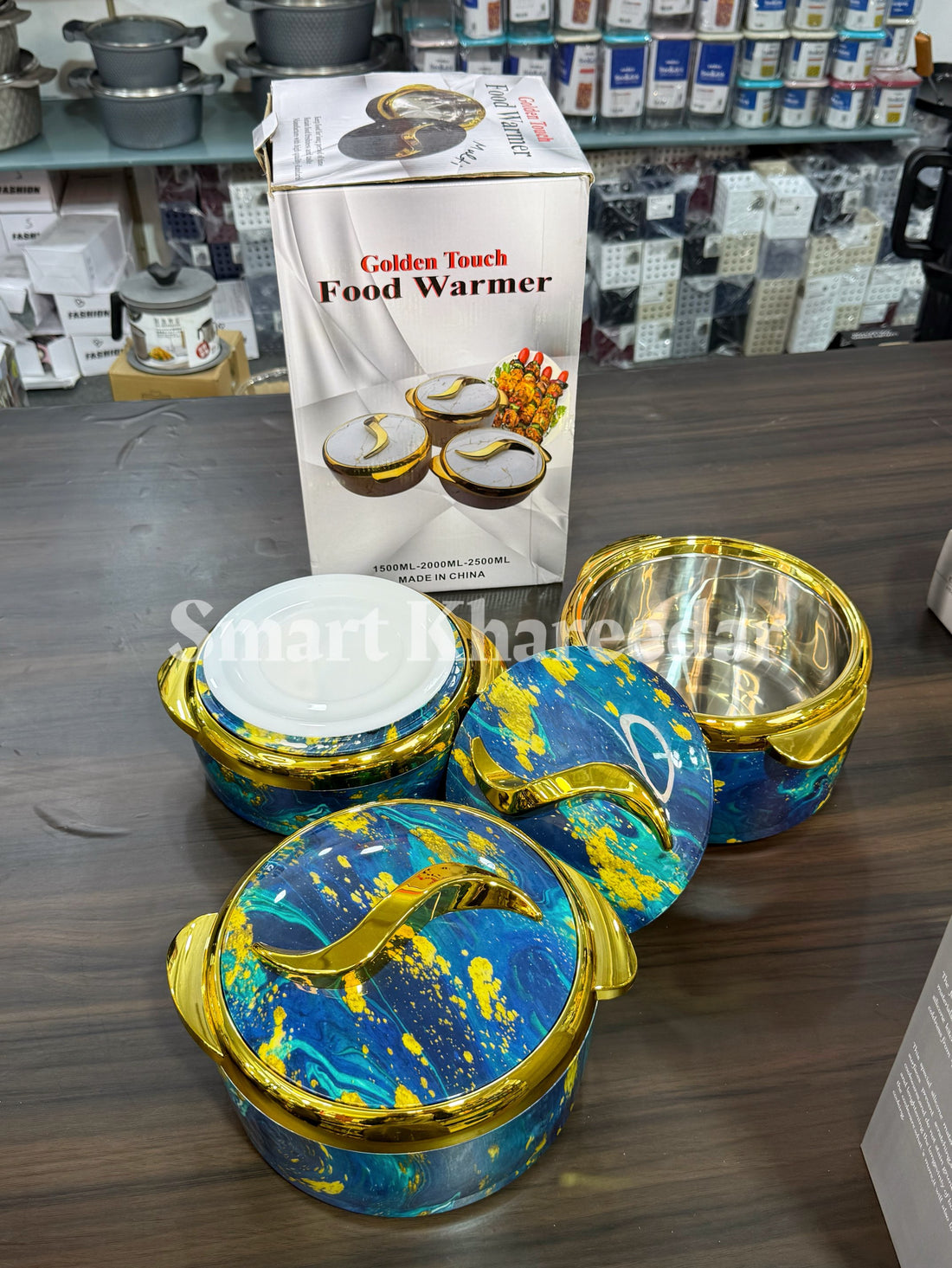 3pc Hotpot set - Food Warmer Set - Stainless Steel Travel Pots