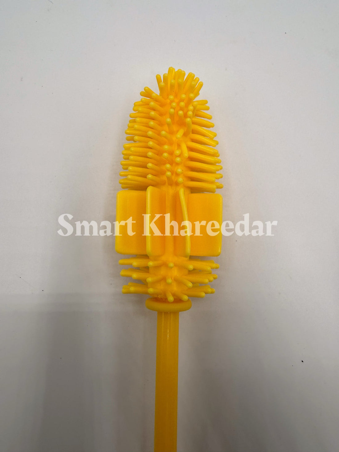 Silicone Long Handle Feeder Cleaning Brush - Bottle Cleaner with Heavy Bristles
