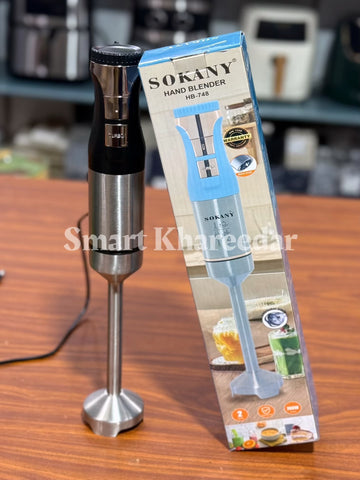 Sokany Single Electric Blender Stick 4 Blades  | HB-748